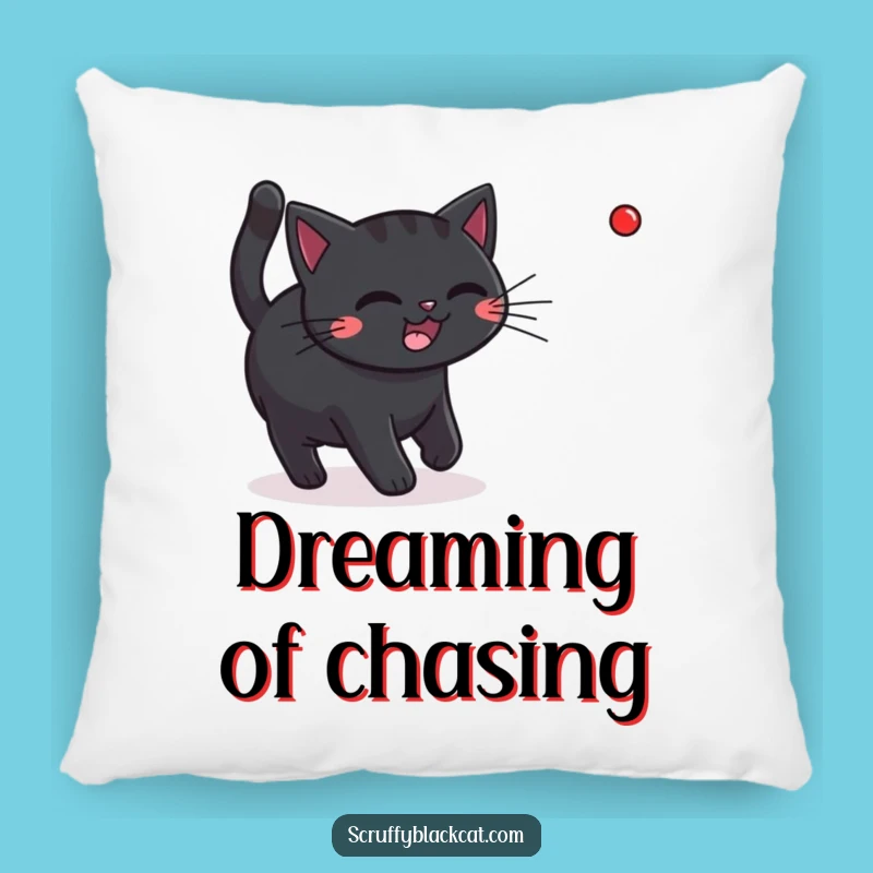Funny Black Cat Laser Pillow: Add Playful Comfort to Your Home Decor