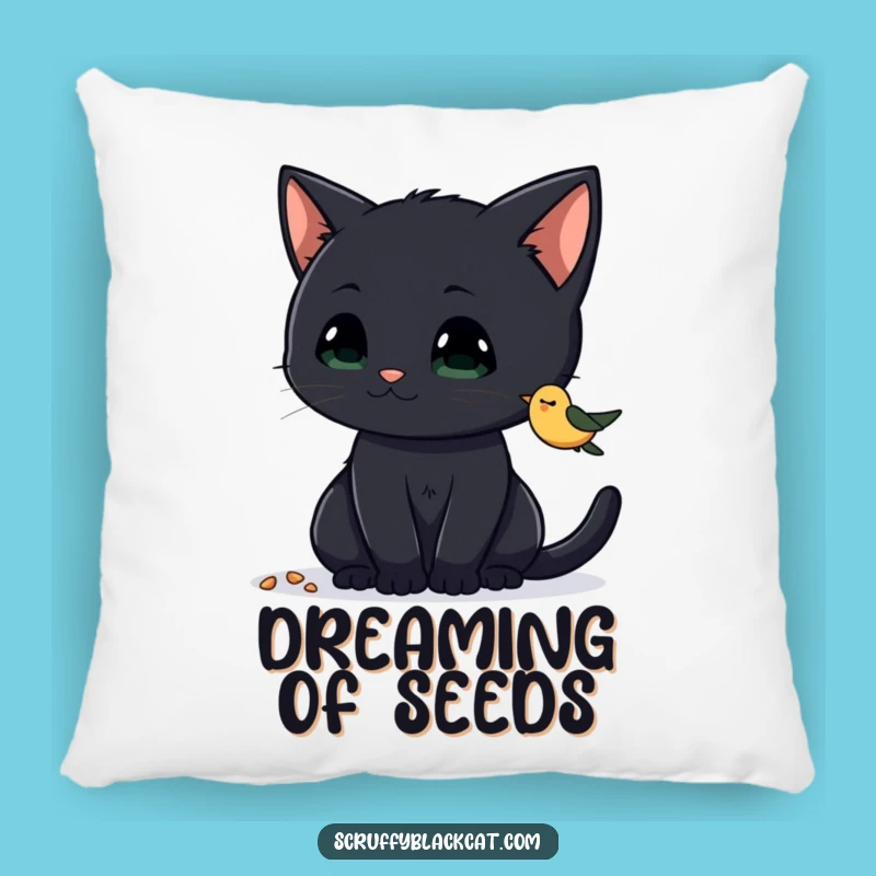 Funny Cat Stare Pillow: Cozy Curiosity, Perfect Funny Gift