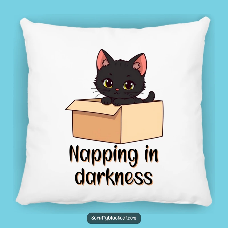 Funny Kitten Mystery Pillow - Cozy Comfort for Sneaky Fans!