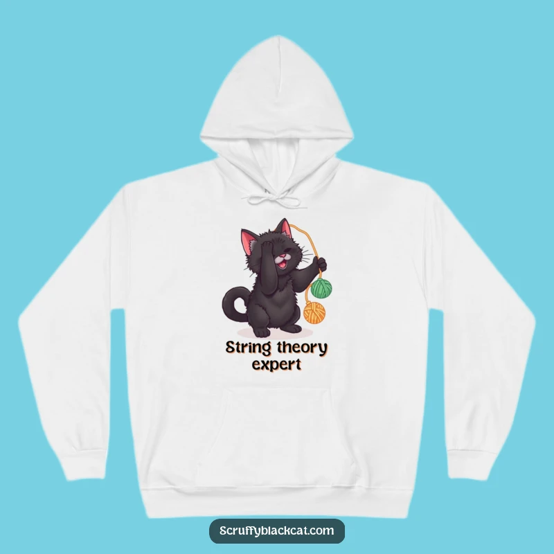 Funny Cat Yarn Hoodie: Cozy Playfulness, Purrfect Cat Gift