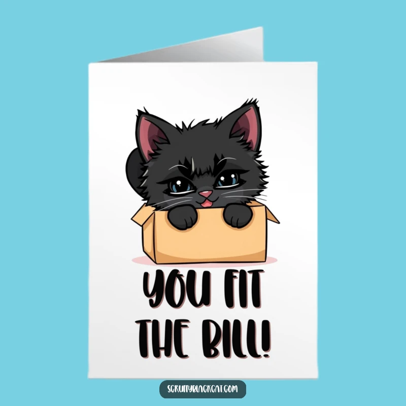 Free Printable Congrats Card: Kitten Box Surprise Celebration