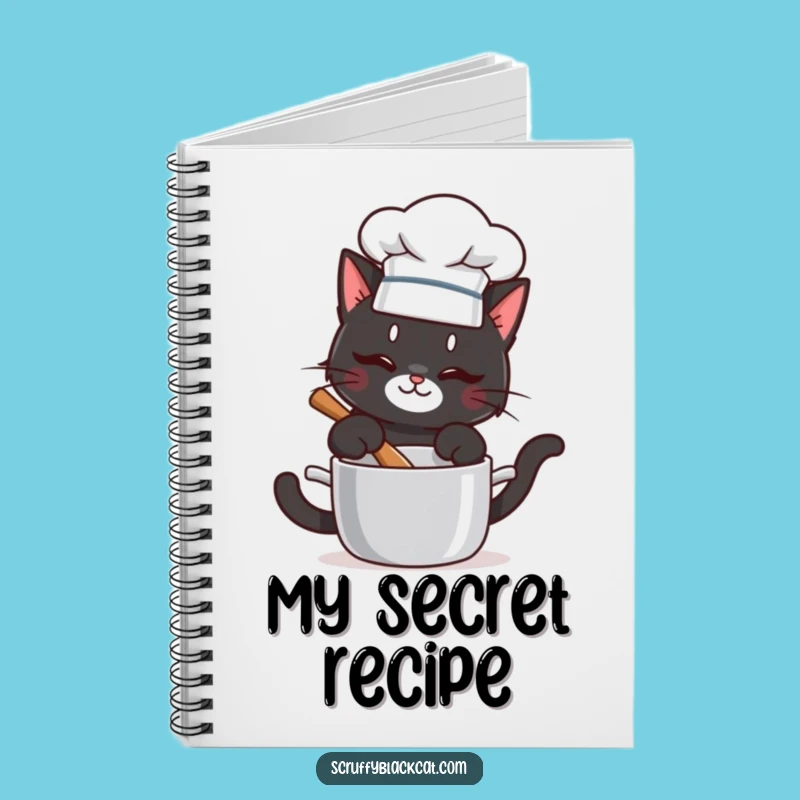 Funny Chef Cat Journal: Record Your Recipes, Hilarious Cat Gift