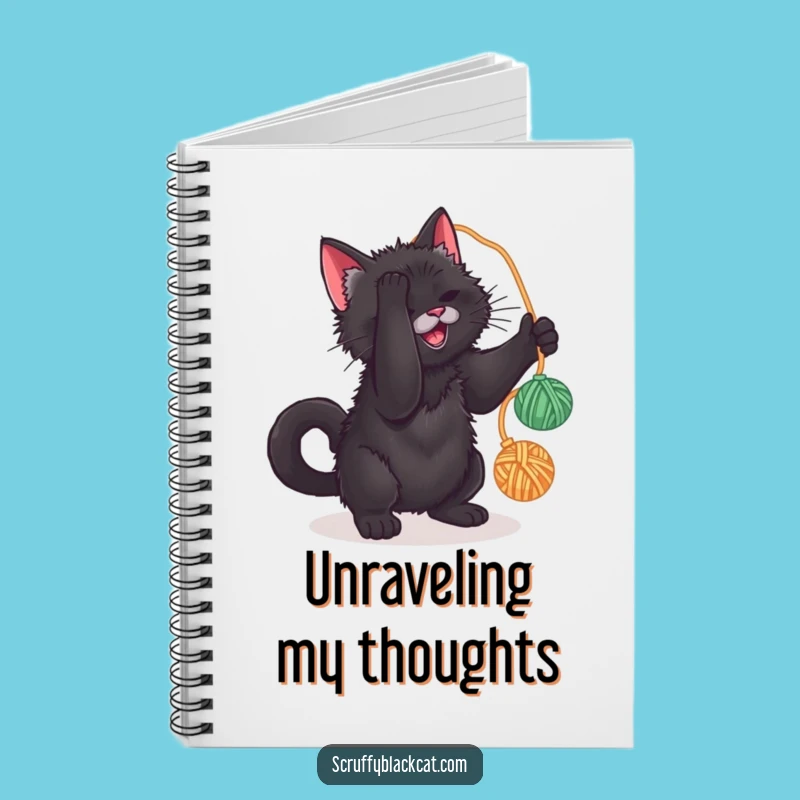 Funny Cat Yarn Journal: Record Your Playful Thoughts, Hilarious Cat Gift